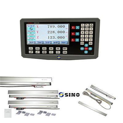 SDS2-3VA LCD DRO 3 Axis Digital Readout Digital Rack For Lathe Machine Optical Linear Scale