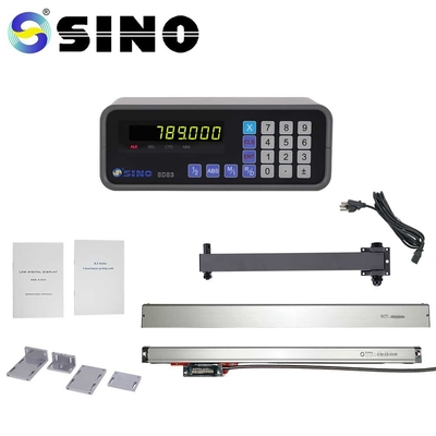 0.0002" Resolution LED 1 Axis Digital Readout , Multipurpose DRO Measuring Systems