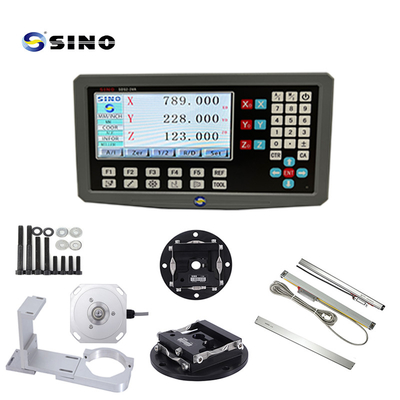 SDS2-3VA LCD DRO 3 Axis Digital Readout Digital Rack For Lathe Machine Optical Linear Scale