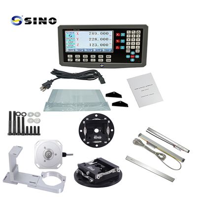 SDS2-3VA LCD DRO 3 Axis Digital Readout Digital Rack For Lathe Machine Optical Linear Scale