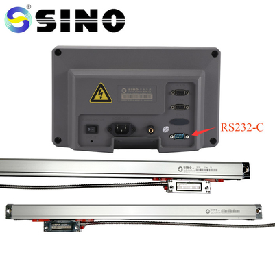 SINO Metal LED Digital Readout Kits Two Linear Rulers For Milling Machine