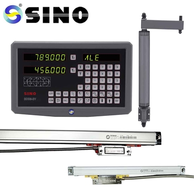 100V-240V metaal LEIDENE Draaibankmachine DRO 2 Asresolutie 0.005mm