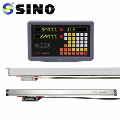 2 محاور LED آلة طحن كبيرة DRO Kits TTL Signal Grating Rulers
