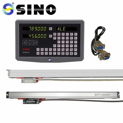 เครื่องกัดโลหะขนาดใหญ่ DRO Manual 2 แกน เอาต์พุต RS232-C