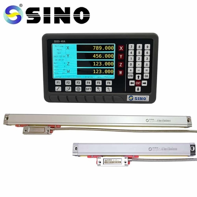AC 100V-240V 2 Axis Digital Readout DRO System Aluminum Glass Material