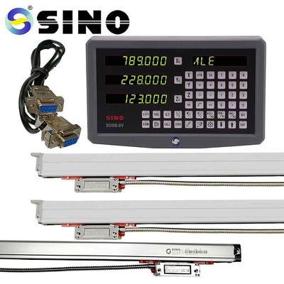 100V-240V Linear Digital Readout DRO With Three Axes Seven Digits Green LED