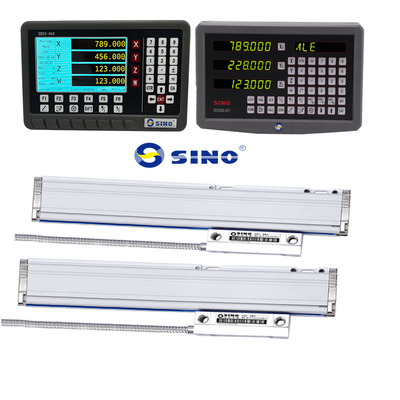 Aluminum Alloy DRO Digital Linear Measuring Scale 2 Axis EIA422A Signal